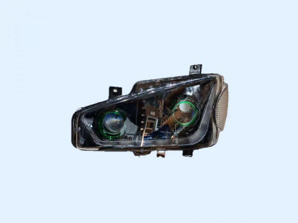 Фара FAW LED передняя 2-фишки J6 левая с ДХО 3711015-59A/C